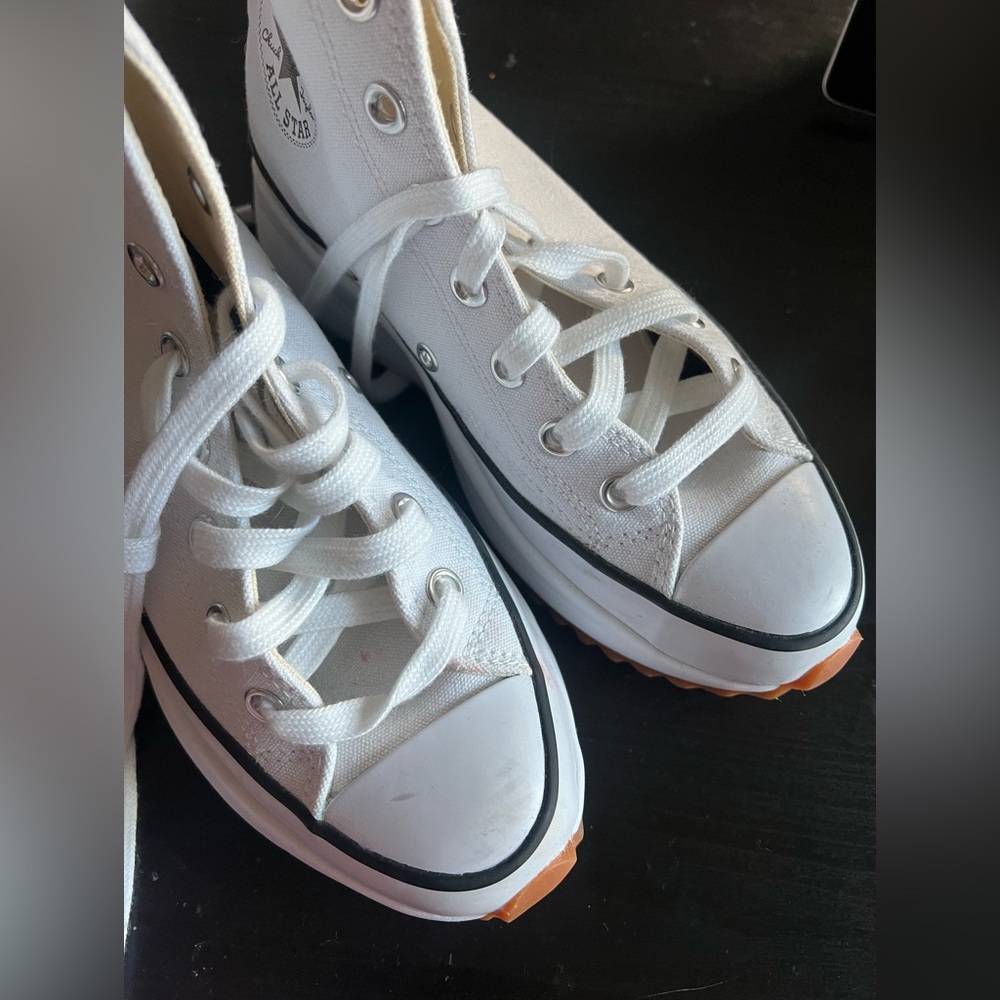 Platform converses never worn